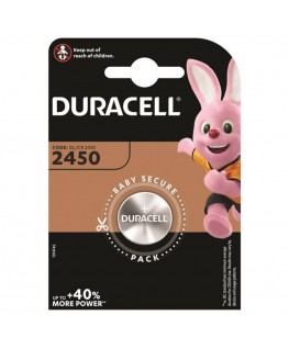 DURACELL - BATTERIA BOTTONE LITIO CR2450 3V 1 UNIT