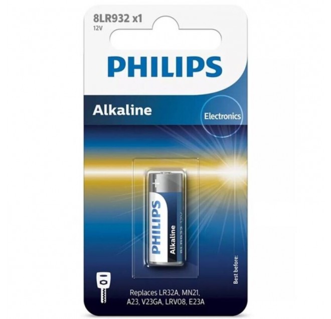 PHILIPS - BATTERIA ALCALINA 12V LR23A MN21 8LR932 BLISTER*1