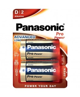 PANASONIC - BATTERIA ALCALINA PRO POWER D LR20 BLISTER*2