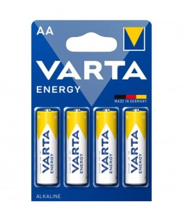 VARTA - ENERGY BATTERIA ALCALINA AA LR6 BLISTER*4