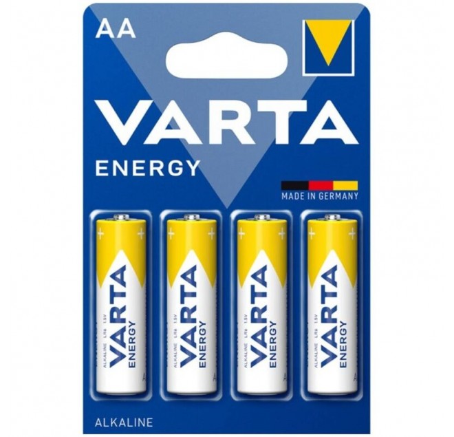VARTA - ENERGY BATTERIA ALCALINA AA LR6 BLISTER*4