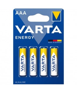 VARTA - ENERGY BATTERIA ALCALINA AAA LR03 BLISTER*4