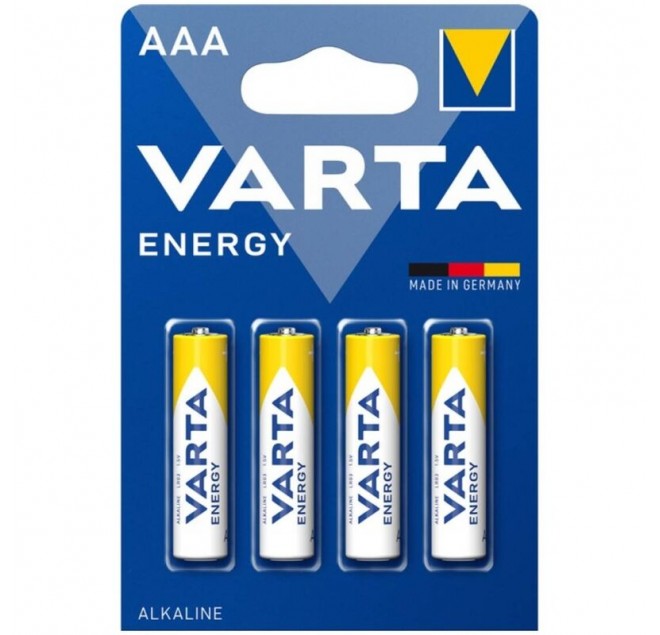 VARTA - ENERGY BATTERIA ALCALINA AAA LR03 BLISTER*4