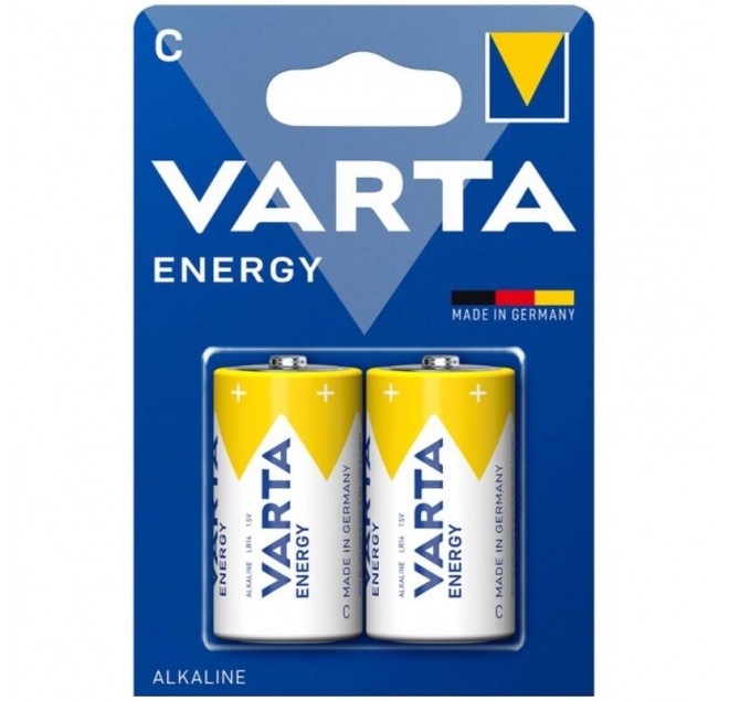 VARTA - ENERGY BATTERIA ALCALINA C LR14 BLISTER*2