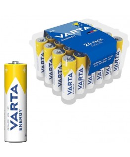 VARTA - ENERGY BATTERIA ALCALINICA AA LR6 CONFEZIONE*24 BATTERIE