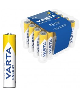 VARTA - ENERGY BATTERIA ALCALINICA AAA LR03 CONFEZIONE*24 BATTERIE