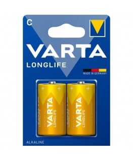 VARTA - BATTERIA ALCALINA LONGLIFE C LR14 BLISTER*2