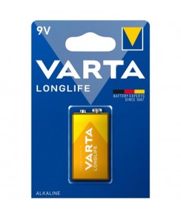 VARTA - BATTERIA ALCALINA LONGLIFE 9V LR61 BLISTER*1