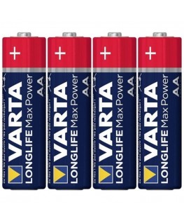 VARTA - MAX POWER BATTERIA ALCALINE AA LR6 RETRATTILE*4