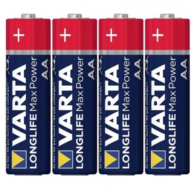 VARTA - MAX POWER BATTERIA ALCALINE AA LR6 RETRATTILE*4