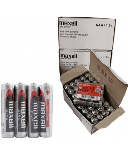 MAXELL - BATTERIA SALINA MANGANESO AAA R03 RETRATTILE*4