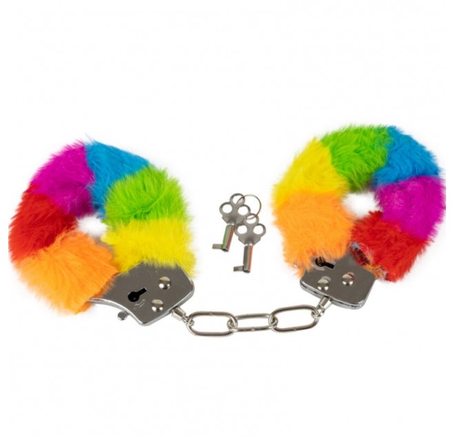 SPENCER & FLEETWOOD - MANETTE IN METALLO FODERATE ARCOBALENO