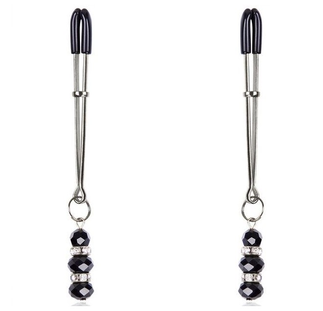 OHMAMA FETISH - Morsetti per capezzoli CON PIETRE DI CRISTALLO