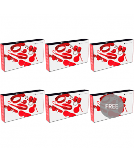 EXPERIENCE - KIT FETISH BDSM SERIE ROSSA 5+1 GRATIS