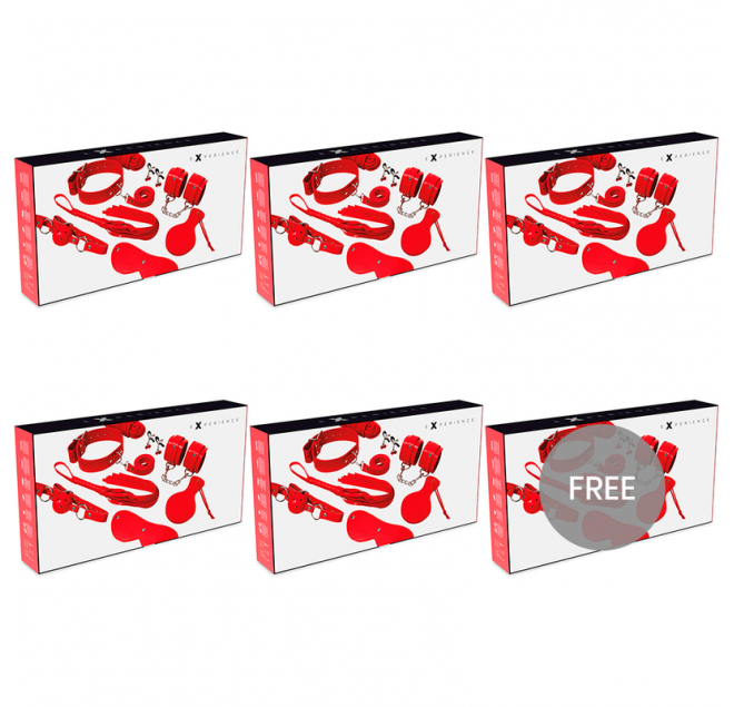EXPERIENCE - KIT FETISH BDSM SERIE ROSSA 5+1 GRATIS