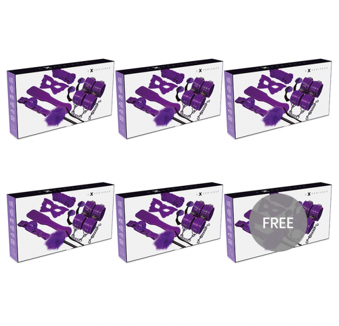 EXPERIENCE - KIT FETISH BDSM VIOLA SERIE 5+1 GRATIS