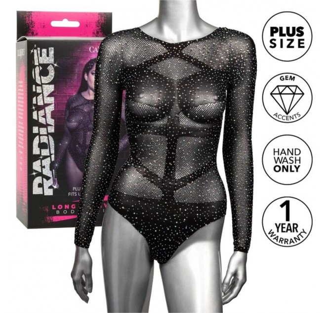 CALEXOTICS - RADIANCE BODY MANICA LUNGA RHINE TAGLIA PLUS