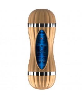 ARMONY - BEVIS DOPPIO MASTURBATORE VAGINA E BOCCA SENZA VIBRAZIONE ORO