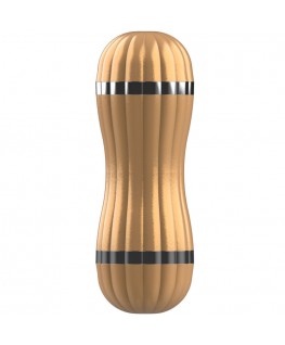 ARMONY - BEVIS DOPPIO MASTURBATORE VAGINA E BOCCA SENZA VIBRAZIONE ORO