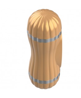 ARMONY - BEVIS DOPPIO MASTURBATORE VAGINA E BOCCA SENZA VIBRAZIONE ORO