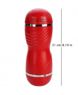 ARMONY - MASTURBATORE ROSSO DOPPIA VAGINA E BOCCA