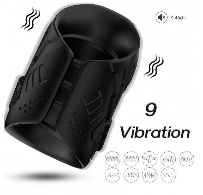 ARMONY - MASTURBATORE E VIBRATORE NERO