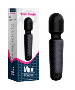 ARMONY - YOUR MAGIC MASSAGGIATORE E VIBRATORE RICARICABILE 10 VIBRAZIONI BACCHETTA PUNTI NERO