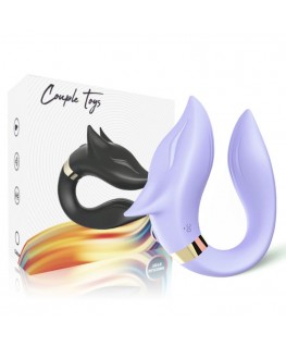 ARMONY - VIBRATORE FOX PER COPPIA TELECOMANDO VIOLA