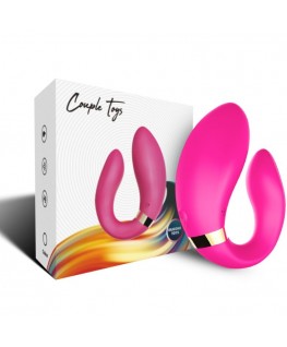 ARMONY - VIBRATORE A MEZZALUNA PER COPPIA TELECOMANDO FUCSIA