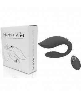 ARMONY - VIBRATORE MARTHA PER COPPIA TELECOMANDO NERO
