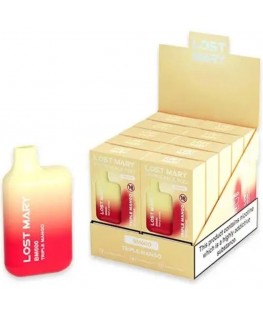 LOST MARY - (ESPOSITORE PROFESSIONALE PACK -10 UNITÀ) BM600 NICOTINA VAPER 2% MONOUSO TRIPLE MANGO