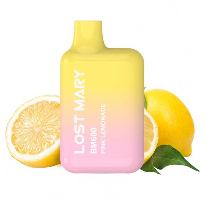 LOST MARY - BM600 NICOTINA VAPER 2% MONOUSO PINK LEMONADE