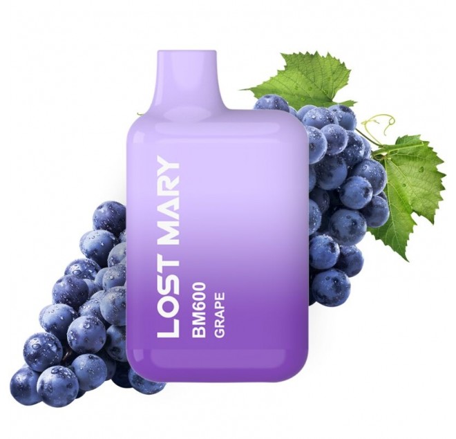LOST MARY - BM600 NICOTINA VAPER 2% MONOUSO UVA