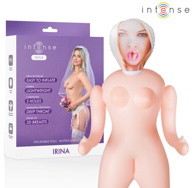 INTENSE DOLLS - IRINA BAMBOLA GONFIABILE CON TRE ORIFIZI
