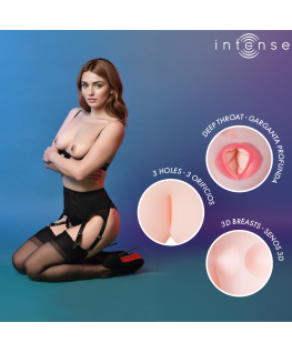 INTENSE DOLLS - MONIQUE BAMBOLA GONFIABILE CON TRE ORIFIZI