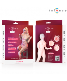INTENSE DOLLS - BAMBOLA GONFIABILE INGRID CON TRE ORIFIZI
