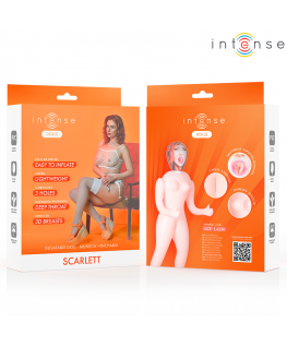 INTENSE DOLLS - SCARLETT BAMBOLA GONFIABILE CON TRE ORIFIZI