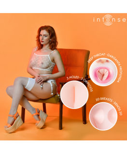 INTENSE DOLLS - SCARLETT BAMBOLA GONFIABILE CON TRE ORIFIZI