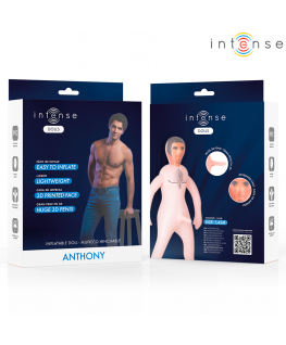 INTENSE DOLLS - BAMBOLA GONFIABILE ANTHONY CON PENE 3D