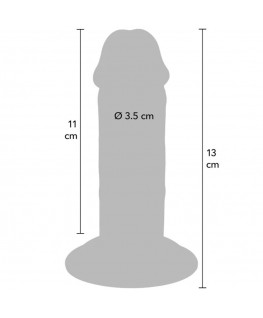 GET REAL - DONG DELUXE IN TPE A DOPPIA DENSITÀ 13 CM