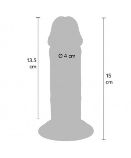 GET REAL - DONG DELUXE IN TPE A DOPPIA DENSITÀ 15 CM