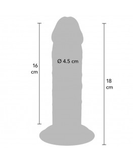GET REAL - DONG DELUXE IN TPE A DOPPIA DENSITÀ 18 CM