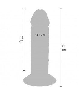 GET REAL - DONG DELUXE IN TPE A DOPPIA DENSITÀ 20 CM