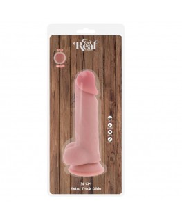 GET REAL - PENE REALISTICO DELUXE CON TESTICOLI EXTRA SPESSI 31 CM