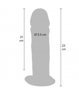 GET REAL - DONG DELUXE IN TPE A DOPPIA DENSITÀ 23 CM