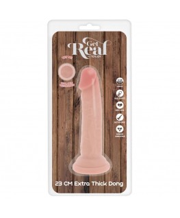 GET REAL - DONG DELUXE IN TPE A DOPPIA DENSITÀ 23 CM