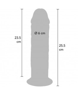 GET REAL - DONG DELUXE IN TPE A DOPPIA DENSITÀ 25,5 CM
