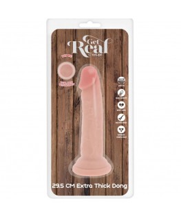 GET REAL - DONG DELUXE IN TPE A DOPPIA DENSITÀ 29,5 CM