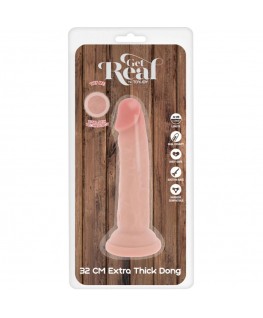 GET REAL - DONG DELUXE IN TPE A DOPPIA DENSITÀ 32 CM
