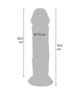 GET REAL - DONG DELUXE IN TPE A DOPPIA DENSITÀ 35,5 CM